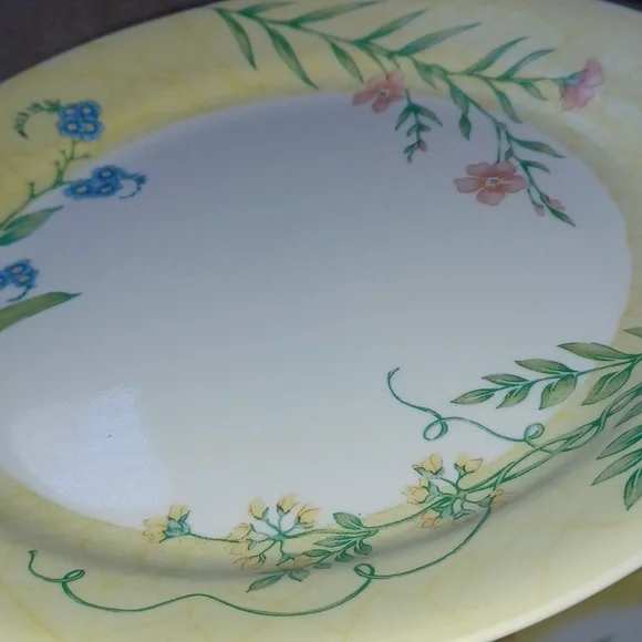 Corelle Sun Garden Two 9" Dinner Plates & Two 7 1/4" Desert Yellow Floral 4Pc - Picture 9 of 9